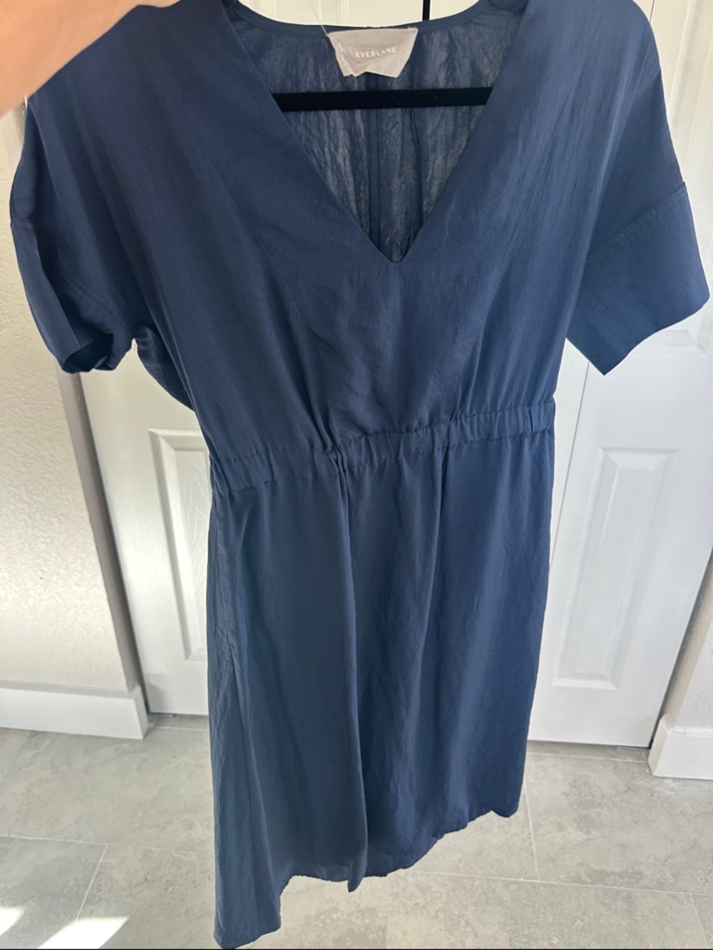 Everlane Navy Midi Dress